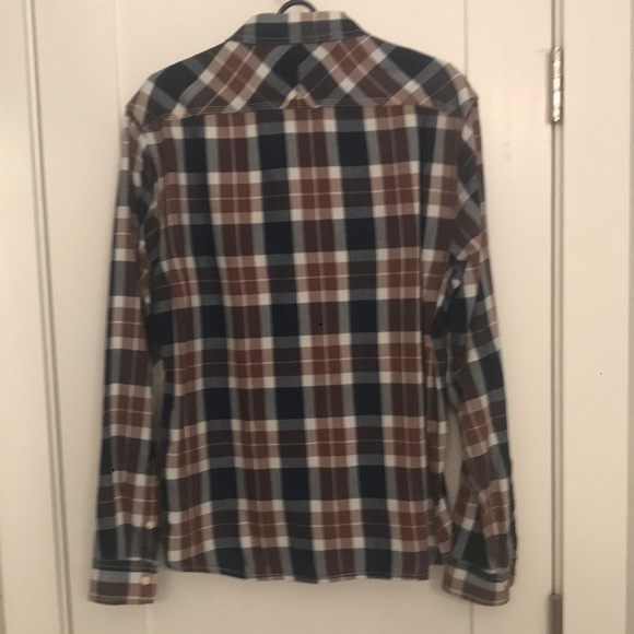 Men’s Carbon 2 Cobalt 100% Cotton Shirt - Size Medium - Picture 5 of 8